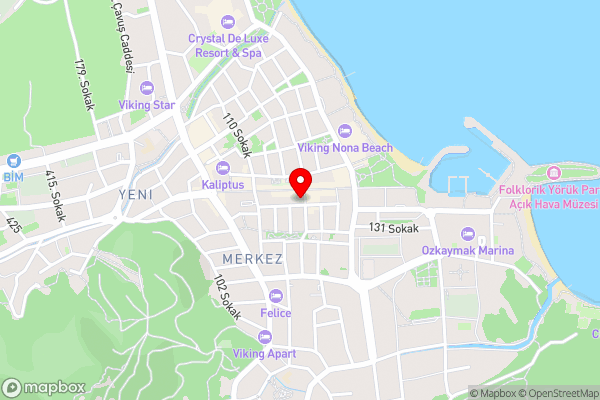 Dinara Hotel - Hotel Location Map