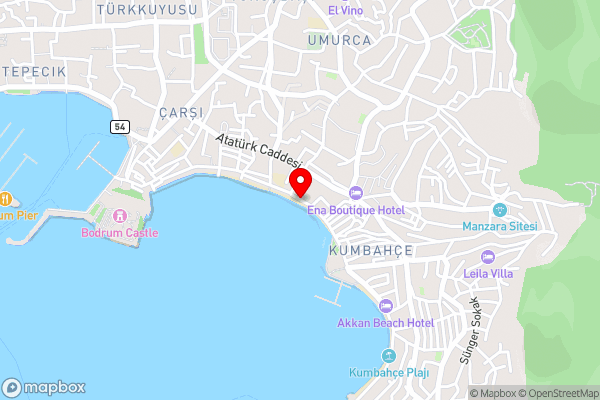 Dinc Pension - Hotel Location Map
