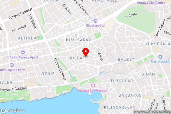Distinguished Flat with Modern Interior Close to Beach in Muratpasa, Antalya - Hotel Location Map