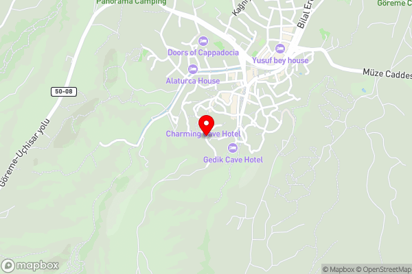 Divan Cave House - Hotel Location Map