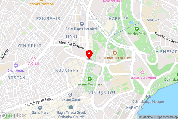 Divan Istanbul - Hotel Location Map