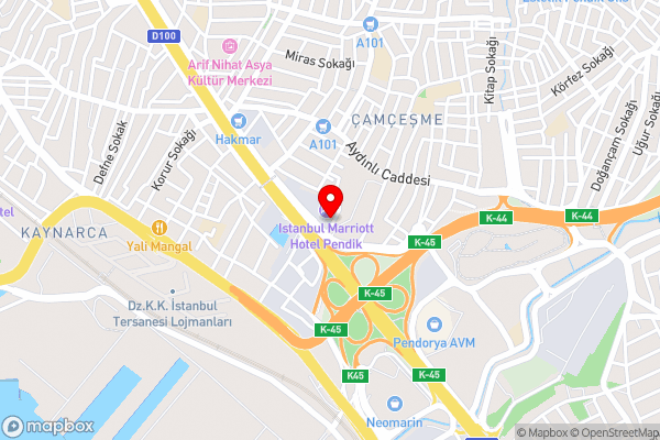 Divan Istanbul Asia - Hotel Location Map