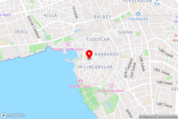 Dogan Hotel - Hotel Location Map