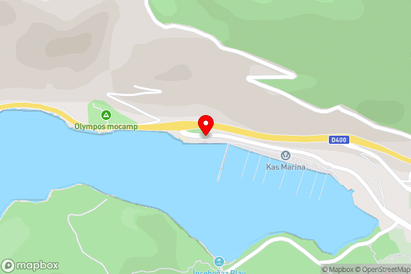 Doria Hotel Yacht Club Kaş - Hotel Location Map