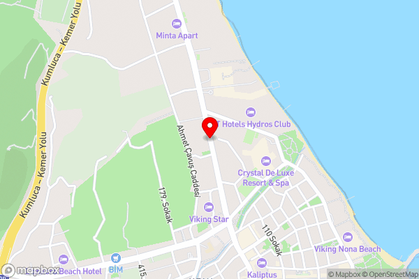 DoubleTree By Hilton Antalya-Kemer - Hotel Location Map