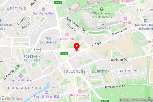 Doubletree by Hilton Edinburgh City Centre - Hotel Location Map