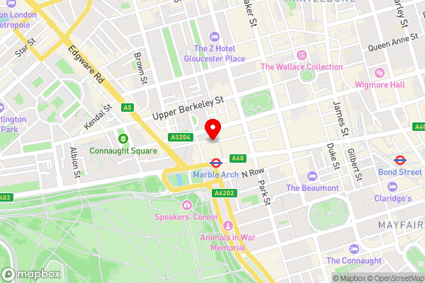DoubleTree by Hilton Hotel London - Marble Arch - Hotel Location Map