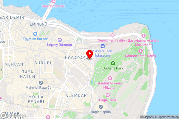 DoubleTree by Hilton Istanbul - Sirkeci - Hotel Location Map
