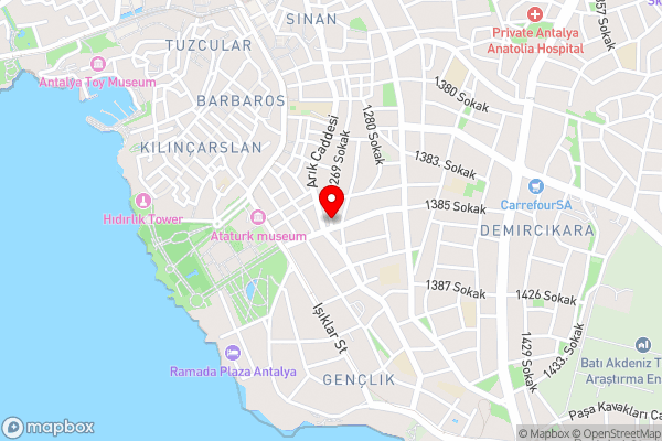 Downtown Aparts - Hotel Location Map