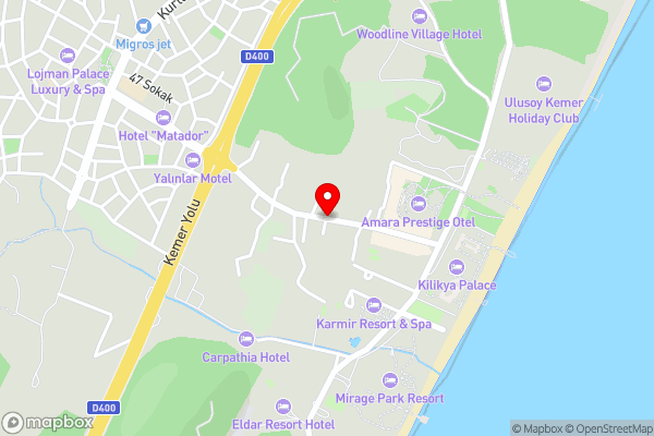 Dream villa Antalya - Hotel Location Map