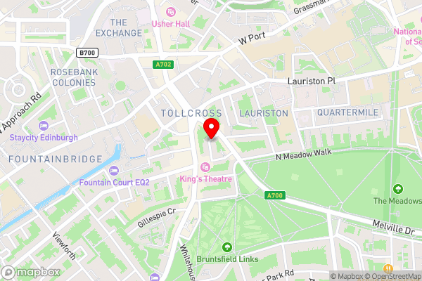 Drumdryan - Hotel Location Map