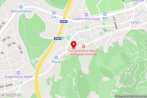 Duplex Private Villa With Garden in Antalya Kemer - Hotel Location Map