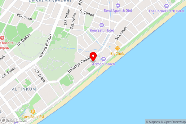 DURAN APART - Hotel Location Map