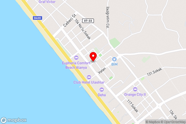 Двухэтажный пентхаус с видом на море и горы - Hotel Location Map