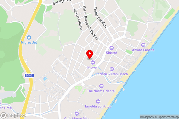 Edem Flower Hotel - Hotel Location Map