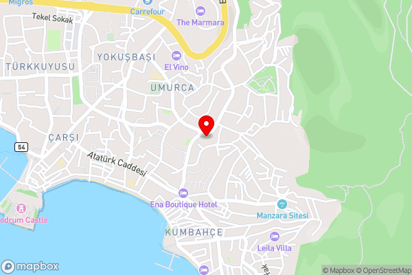 Eden Hotel - Hotel Location Map