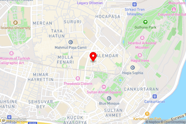 Edibe Sultan Hotel - Hotel Location Map