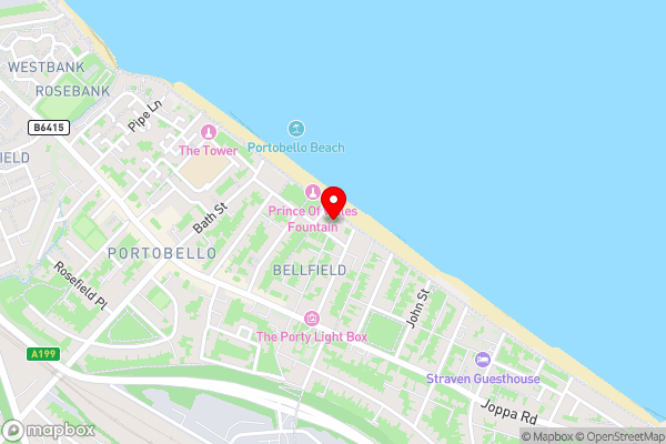 Edinburgh Beachfront B&B - Hotel Location Map