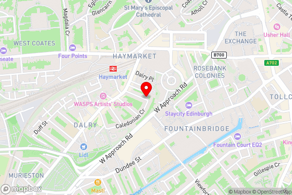 Edinburgh Church Apartments - Hotel Location Map