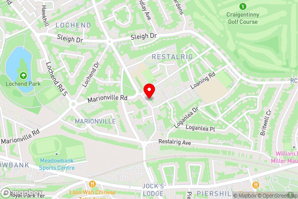 Edinburgh flat sleeps 4, free WiFi & parking - Hotel Location Map