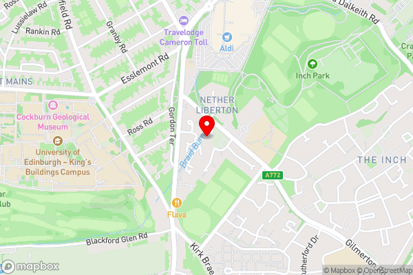 Edinburgh Mid Liberton Villa - Hotel Location Map