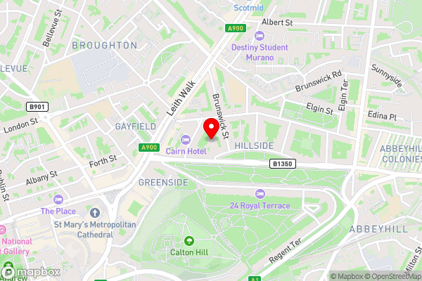 Edinburgh Modern 3-Storey 3-Bedroom City Apartment - Hotel Location Map