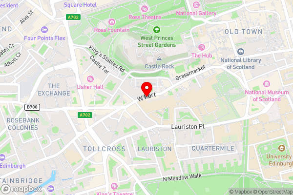 Edinburgh Old Town Apartment - Hotel Location Map