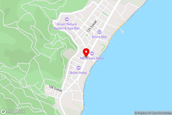 Efe Maris Apart - Hotel Location Map