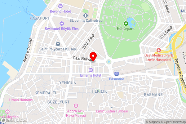 Efehan Hotel - Hotel Location Map