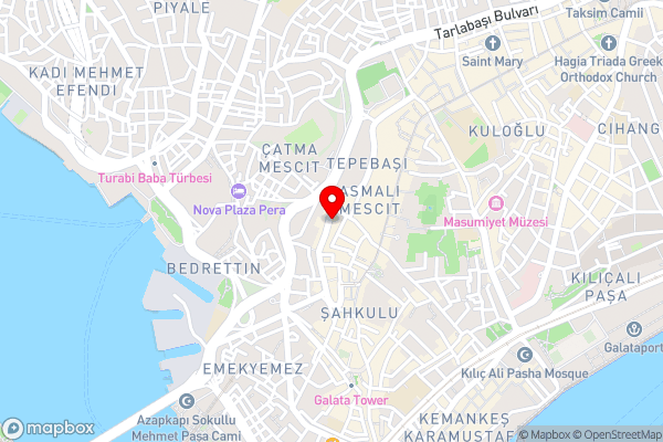 Elan Hotel Istanbul Pera - Hotel Location Map