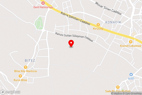 Elasu Bodrum - Hotel Location Map