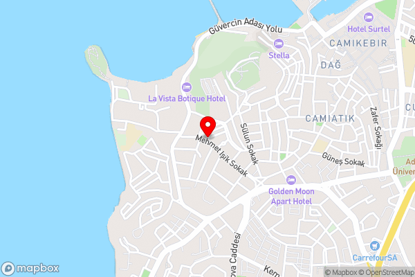 Elegant Villa in Kuşadası 5 Min Walk to Sea & Center - Hotel Location Map