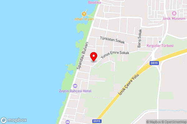 Eleia Hotel İznik - Hotel Location Map