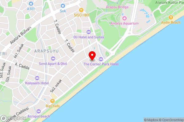 Eligible Furnished Flat 50 meters to The Beach - Hotel Location Map