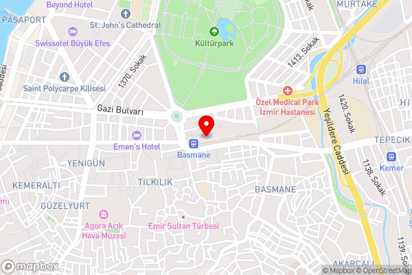 Emens hotel - Hotel Location Map