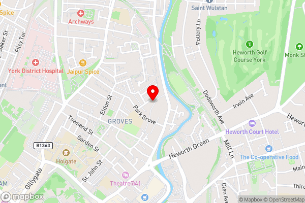 Emerald House - Hotel Location Map