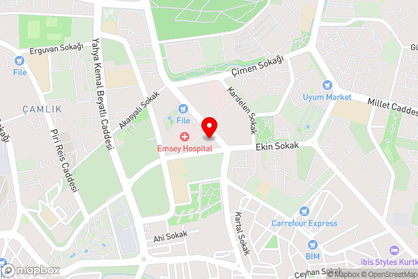 Emin Residence - Hotel Location Map