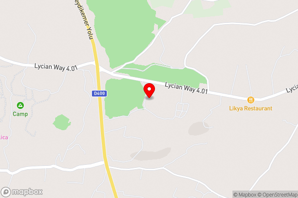 Emirbey - 2 Bedroom Holiday Villa with jacuzzi in Kalkan - Hotel Location Map