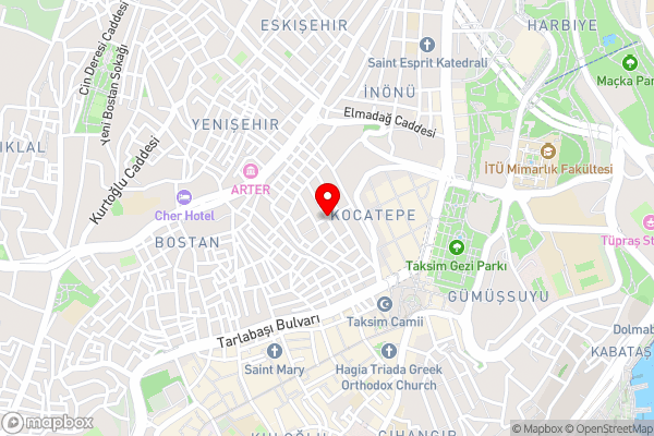 Endless Comfort Hotel Taksim - Hotel Location Map