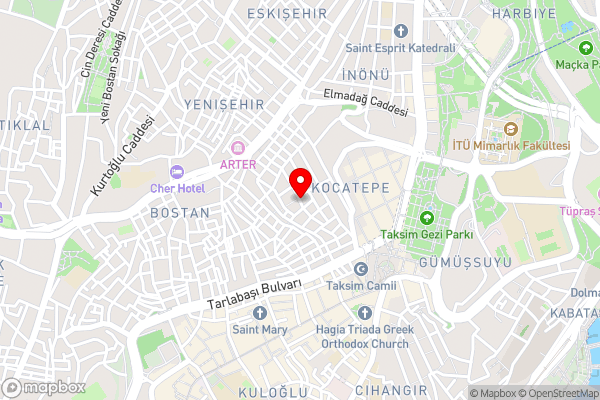 Endless Suites Taksim - Hotel Location Map
