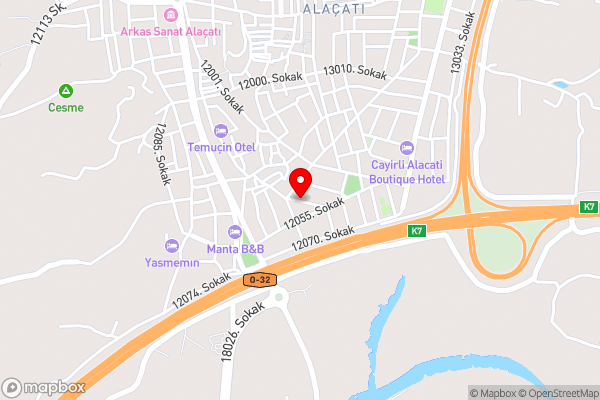 Enso Alaçatı - Hotel Location Map
