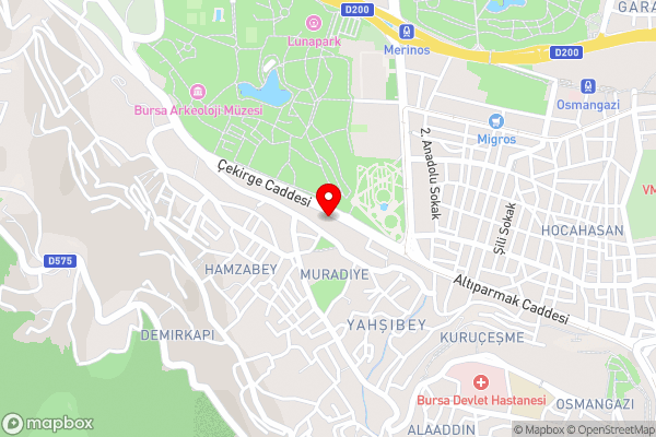 erdem apart - Hotel Location Map