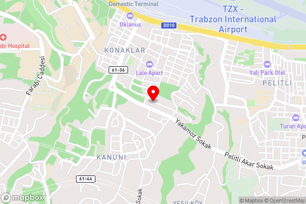 Erom Otel - Hotel Location Map