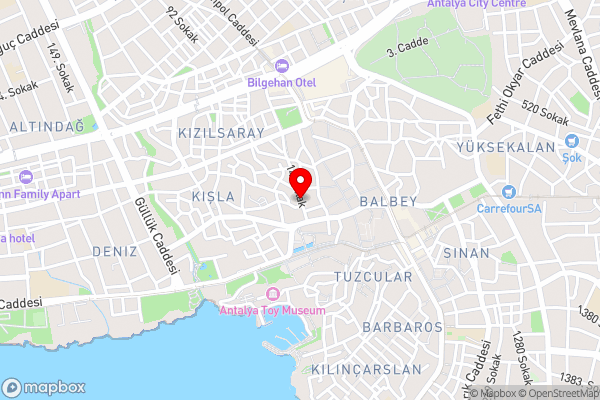 ERSOY EGE APART OTEL - Hotel Location Map