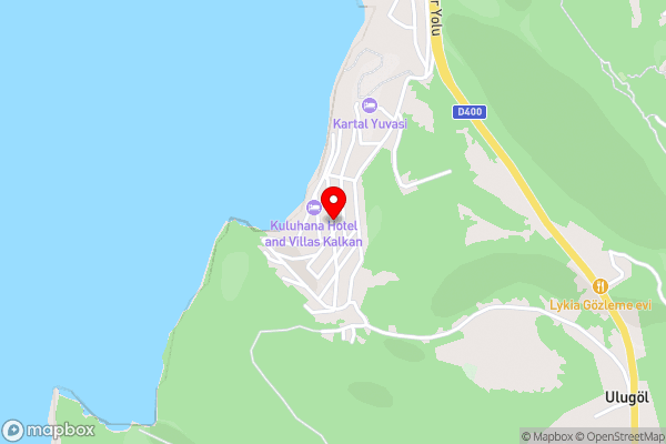 Eşsiz Manzaralı Villa Rainbow - Hotel Location Map