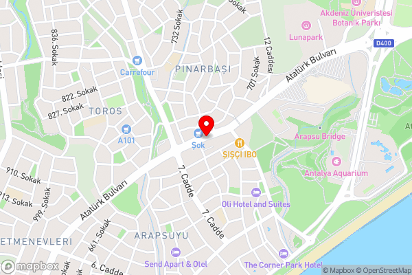 ESTERIA PARK RESORT - Hotel Location Map