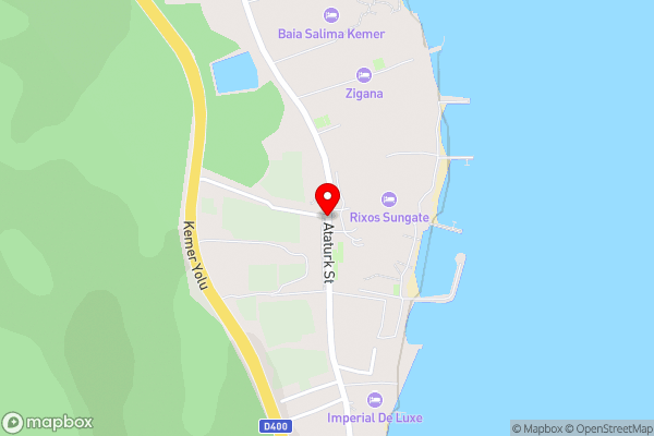 ES'VİDA HOTEL BELDİBİ - Hotel Location Map