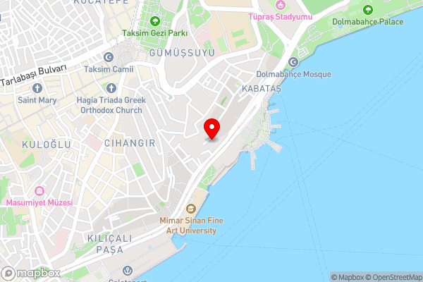 Etiz Hotels Bosphorus - Hotel Location Map