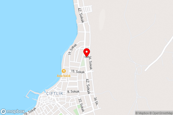 Ev Otel - Hotel Location Map