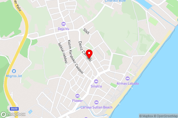 Eva Apart Kemer - Hotel Location Map